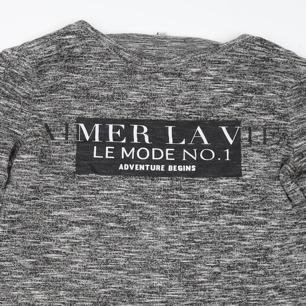 River Island Girls Grey   Pullover Jumper Size 10 Years