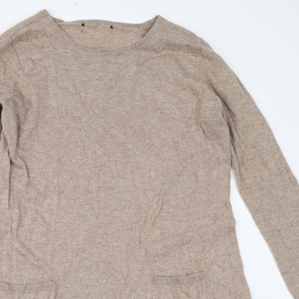Atmosphere Womens Beige   Jumper Dress  Size 10