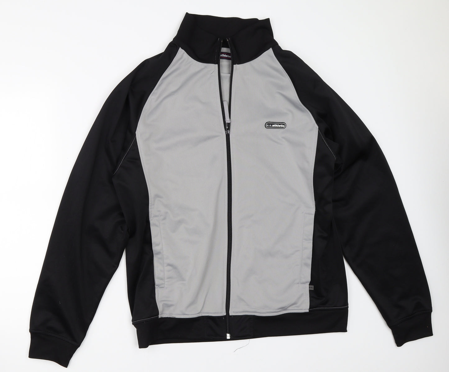 US Athletic Mens Black   Jacket  Size L