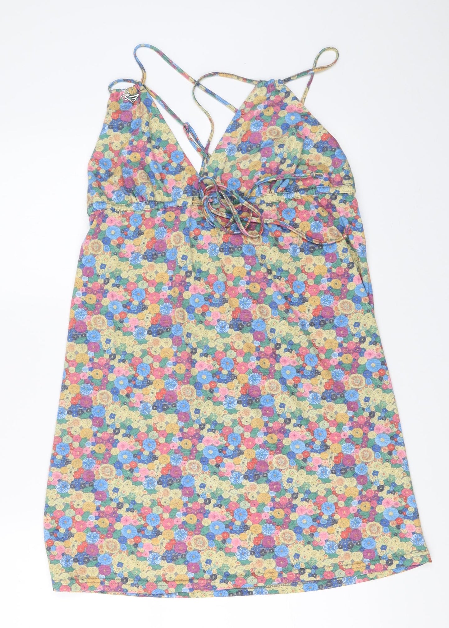 Quicksilver Womens Yellow Floral  Mini  Size M