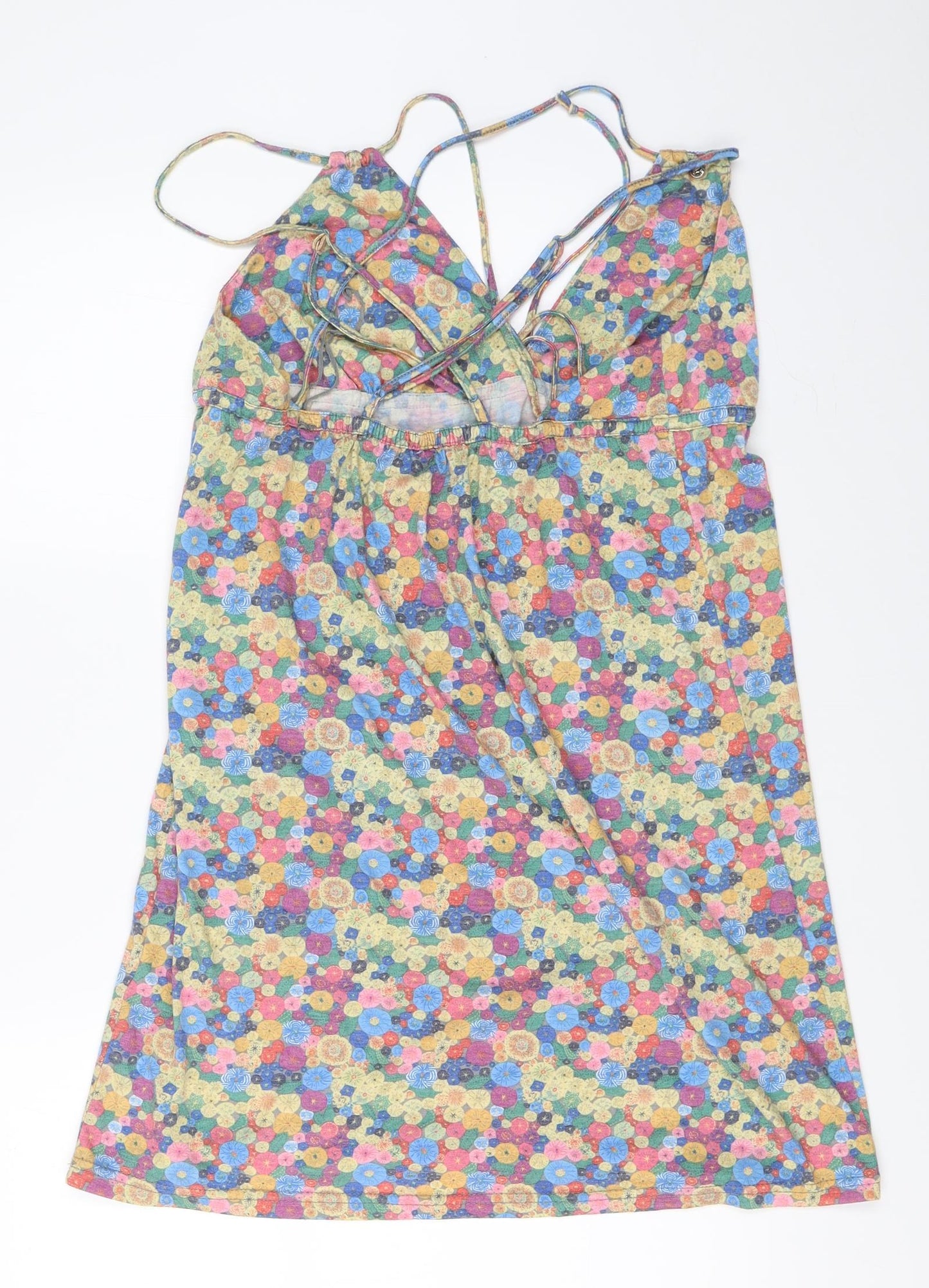 Quicksilver Womens Yellow Floral  Mini  Size M