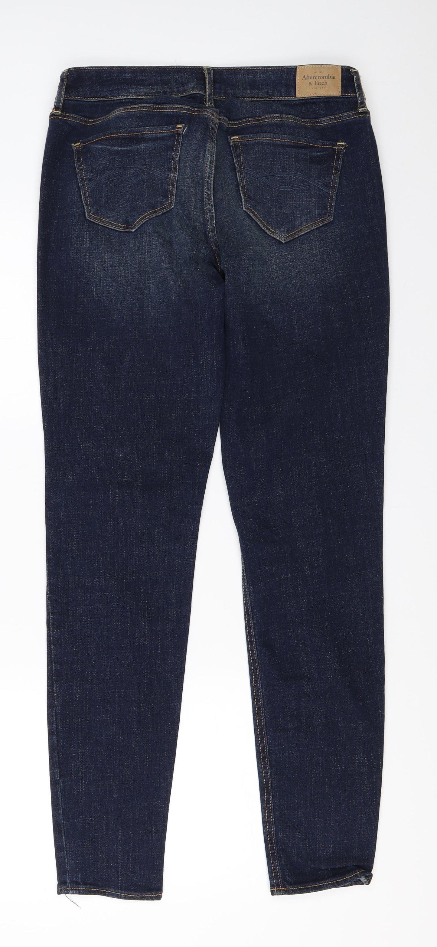 Abercrombie & Fitch Womens Blue  Denim Skinny Jeans Size 27 in L29 in