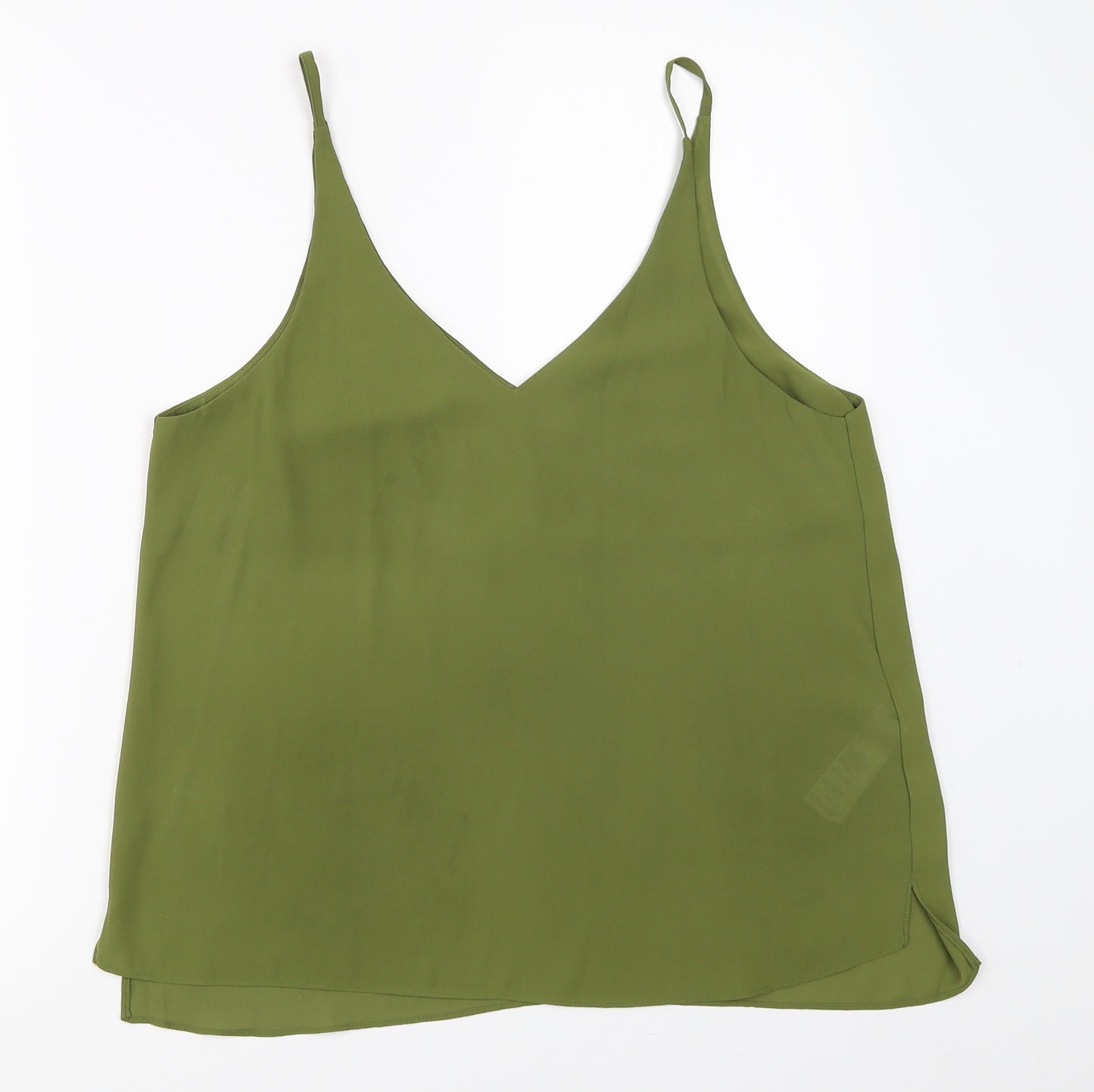Topshop Womens Green   Camisole Blouse Size 12