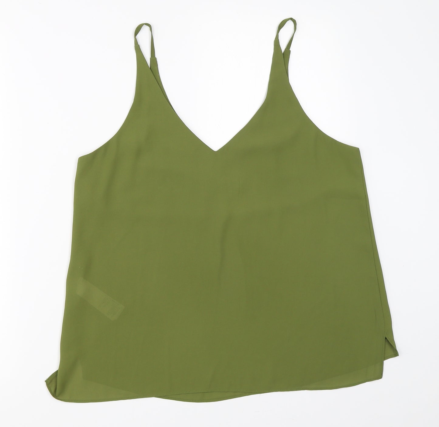 Topshop Womens Green   Camisole Blouse Size 12