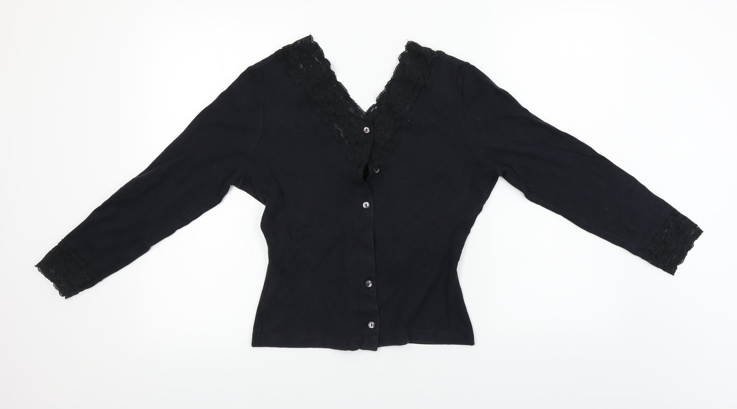 Marks and Spencer  Womens Black   Pullover Jumper Size 12