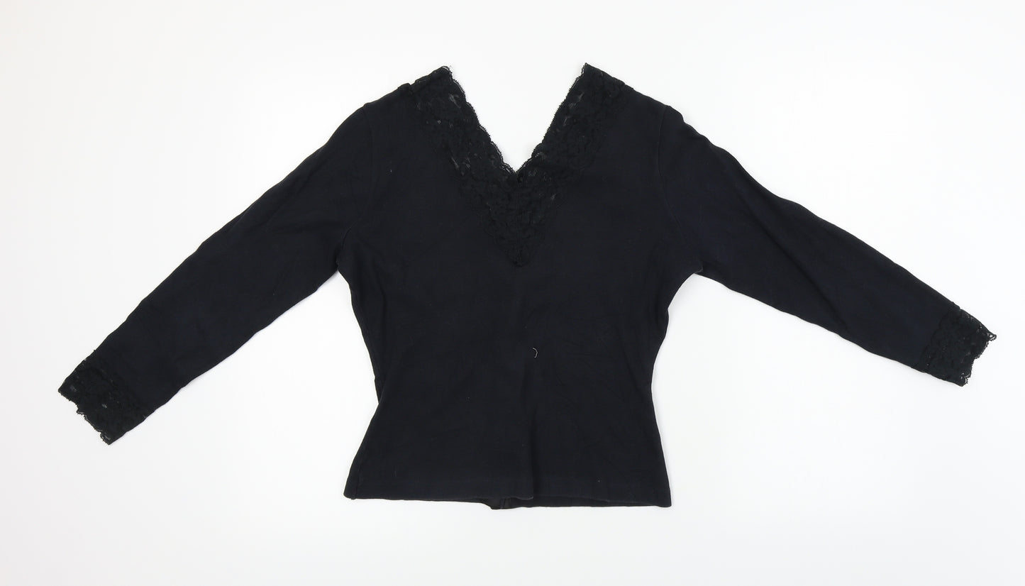 Marks and Spencer  Womens Black   Pullover Jumper Size 12