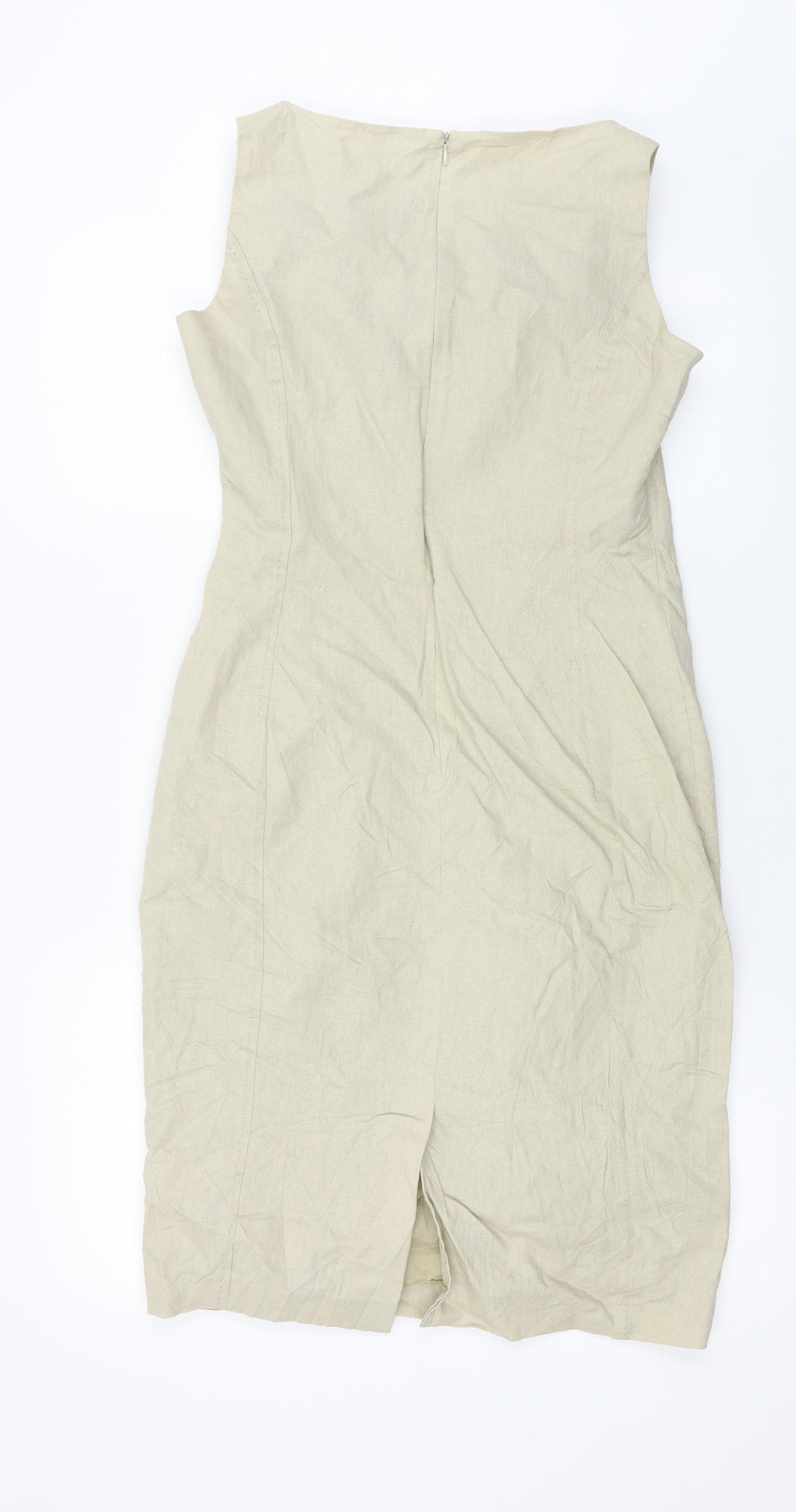 Marks and Spencer  Womens Beige   A-Line  Size 12