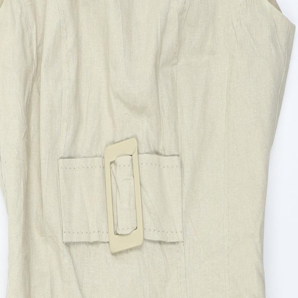 Marks and Spencer  Womens Beige   A-Line  Size 12