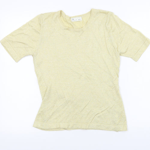 BHS Womens Yellow   Pullover Jumper Size 10