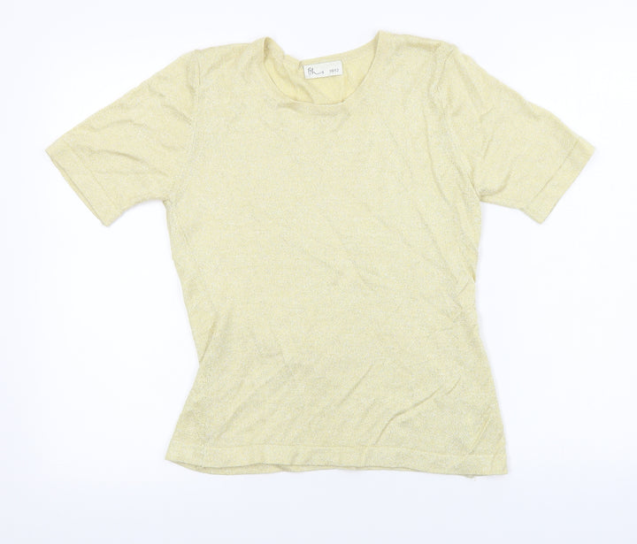 BHS Womens Yellow Pullover Jumper Size 10