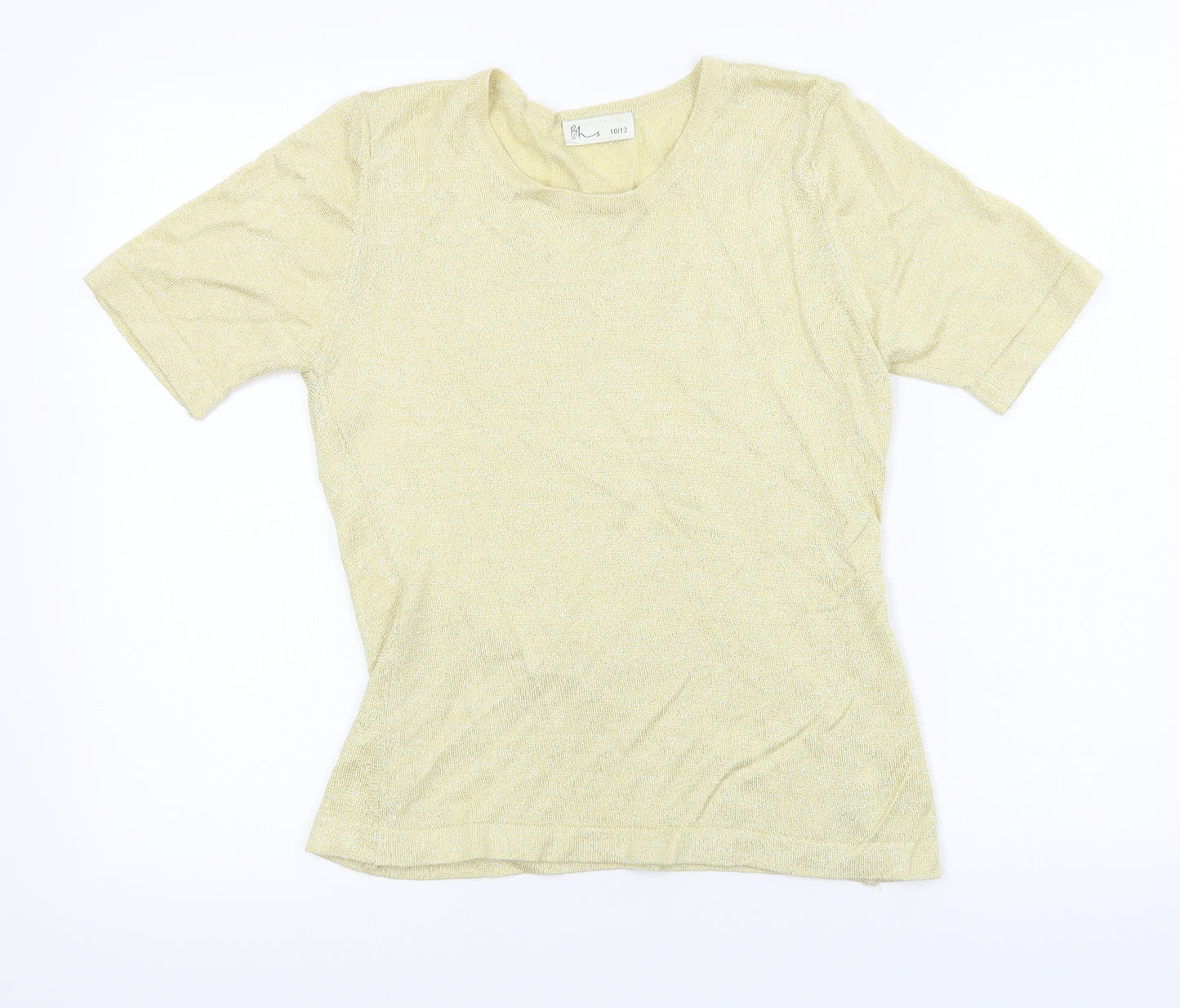 BHS Womens Yellow   Pullover Jumper Size 10