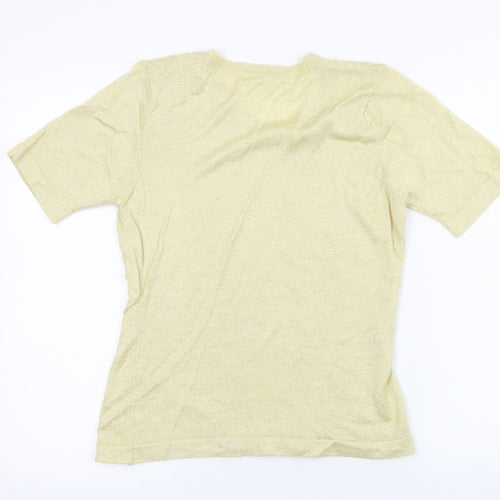 BHS Womens Yellow   Pullover Jumper Size 10
