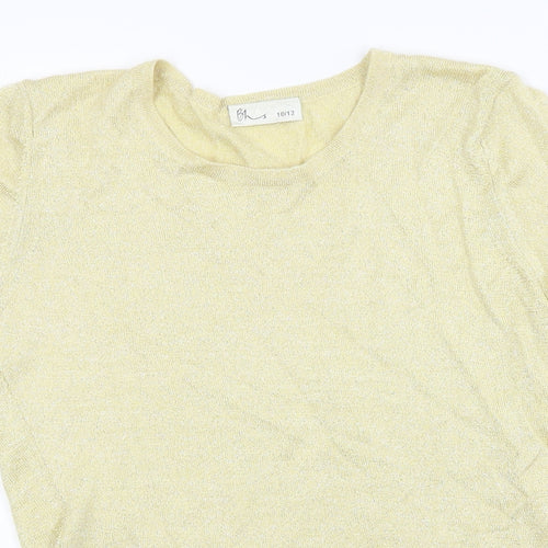 BHS Womens Yellow   Pullover Jumper Size 10