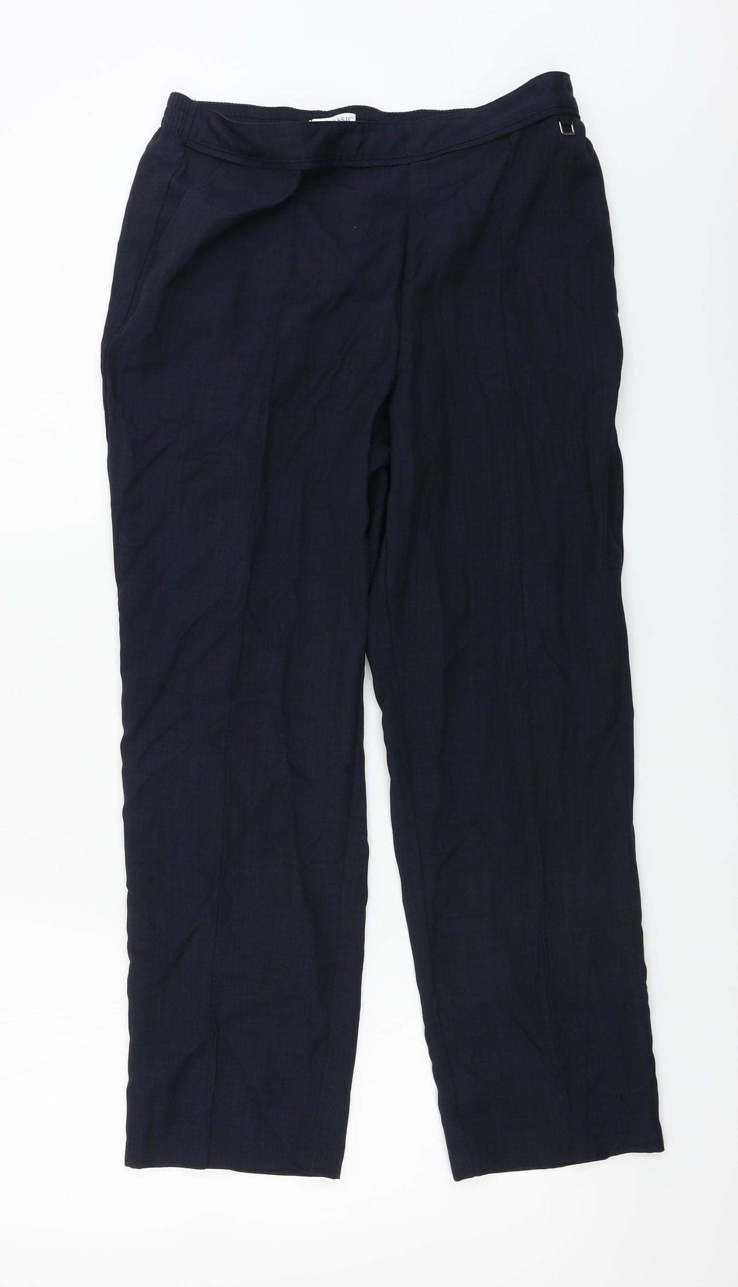 Marks and Spencer  Womens Blue   Trousers  Size 14 L24 in