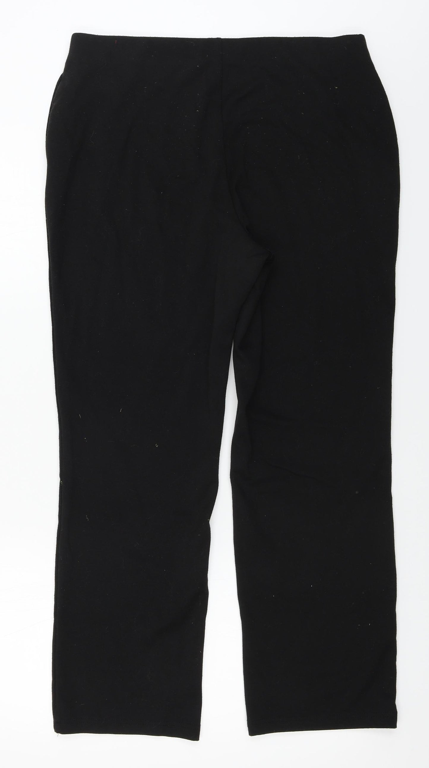 Papaya Womens Black   Trousers  Size 16 L24 in
