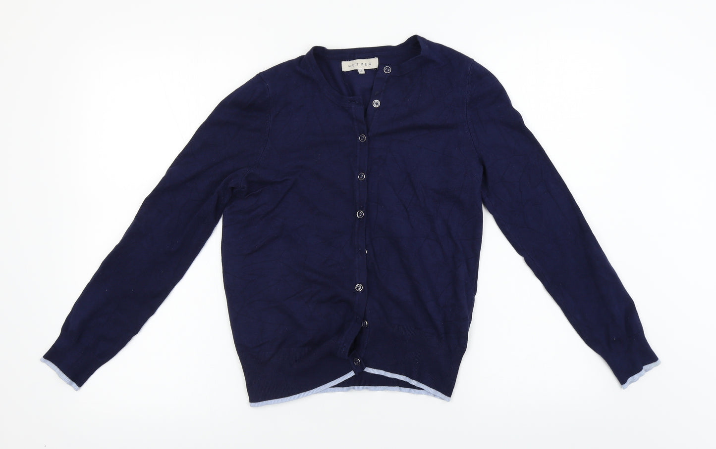 Nutmeg  Womens Blue   Cardigan Jumper Size 10