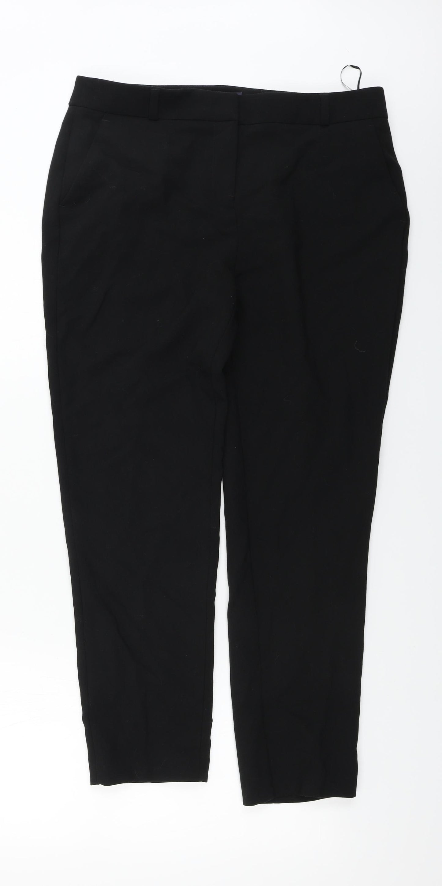 Marks and Spencer  Womens Black   Trousers  Size 14 L24 in