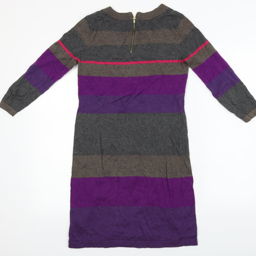 Gap  Womens Purple Striped  A-Line  Size S