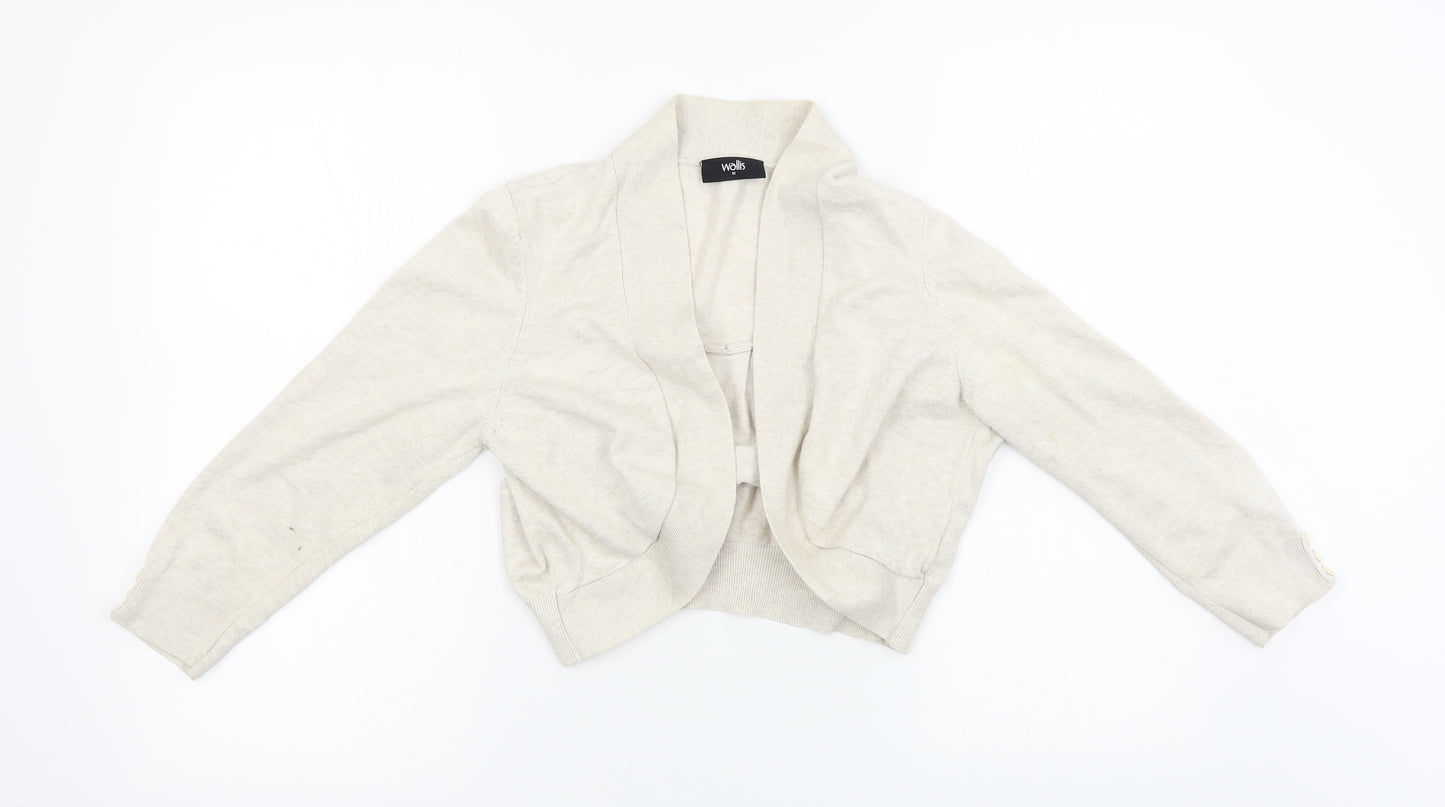 Wallis  Womens Beige   Cardigan Jumper Size M