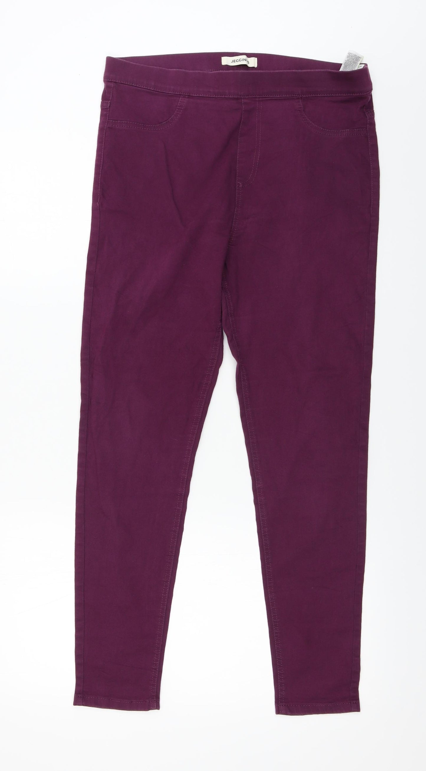Marks and Spencer  Womens Purple   Jegging Leggings Size 14 L25 in