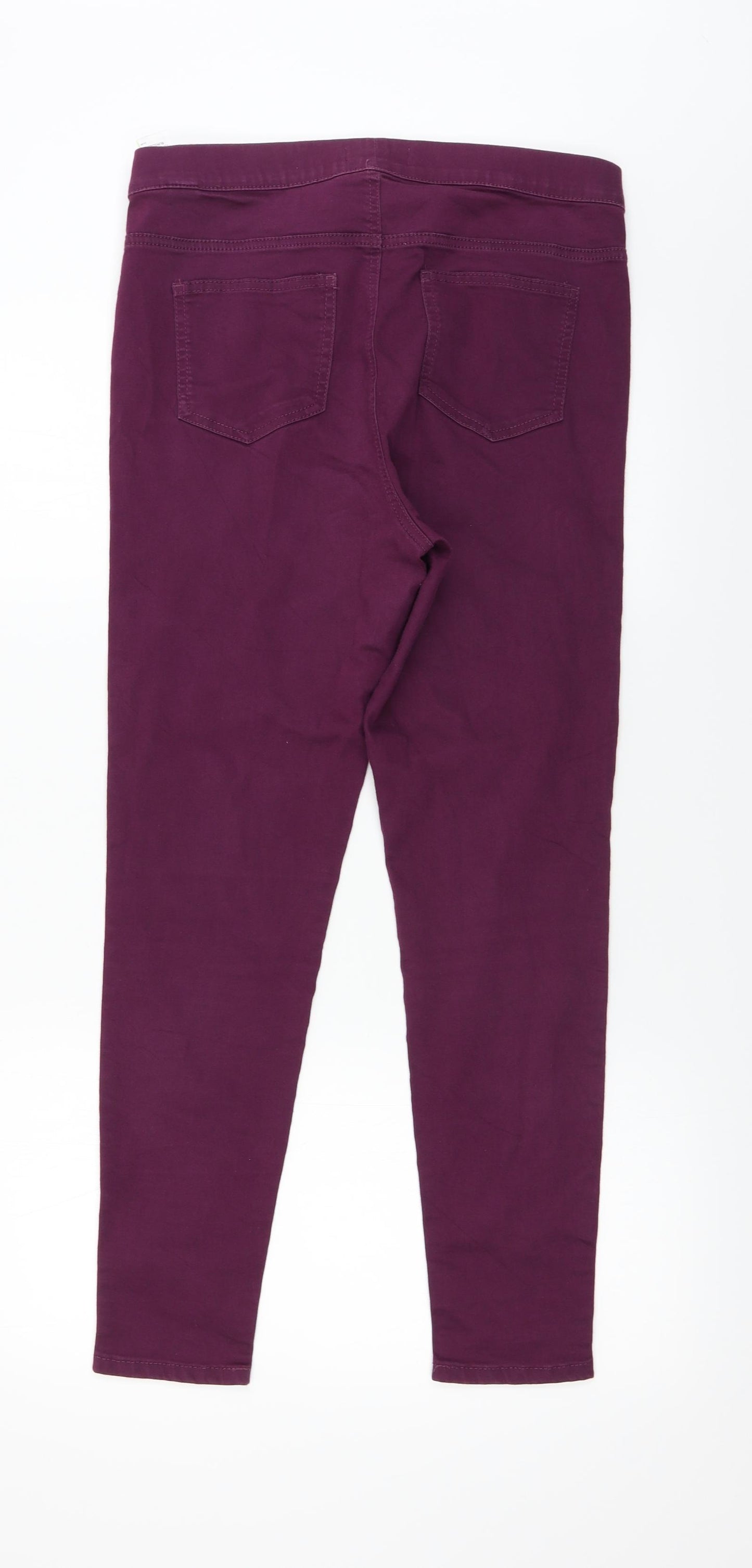 Marks and Spencer  Womens Purple   Jegging Leggings Size 14 L25 in