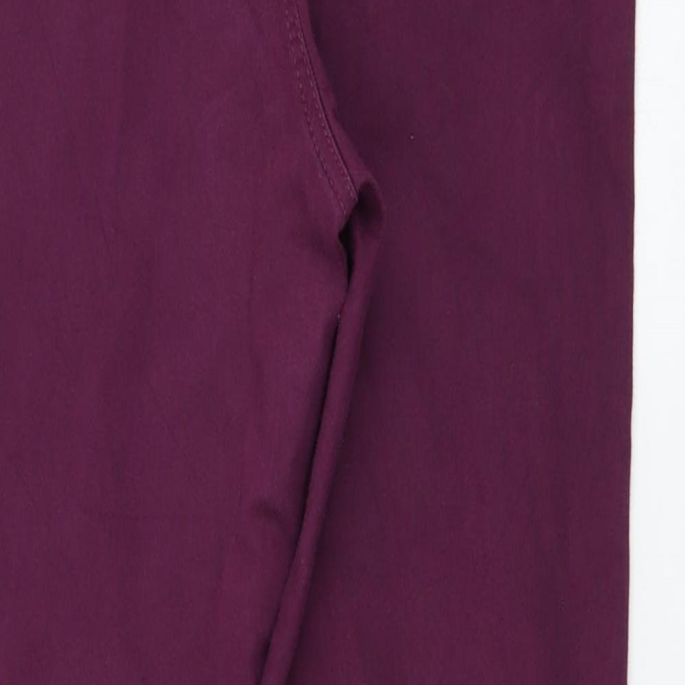 Marks and Spencer  Womens Purple   Jegging Leggings Size 14 L25 in
