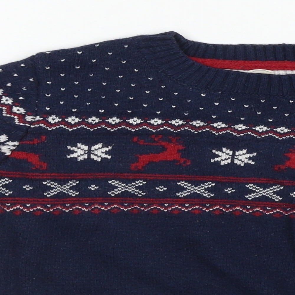 L.O.G.G       Boys Blue   Pullover Jumper Size 4-5 Years