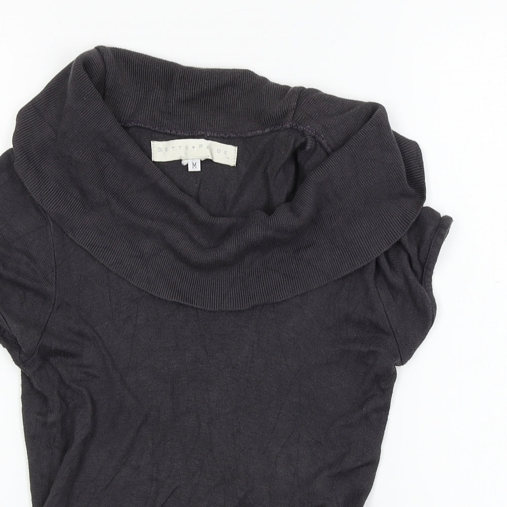 bette paige  Womens Grey   Basic T-Shirt Size M