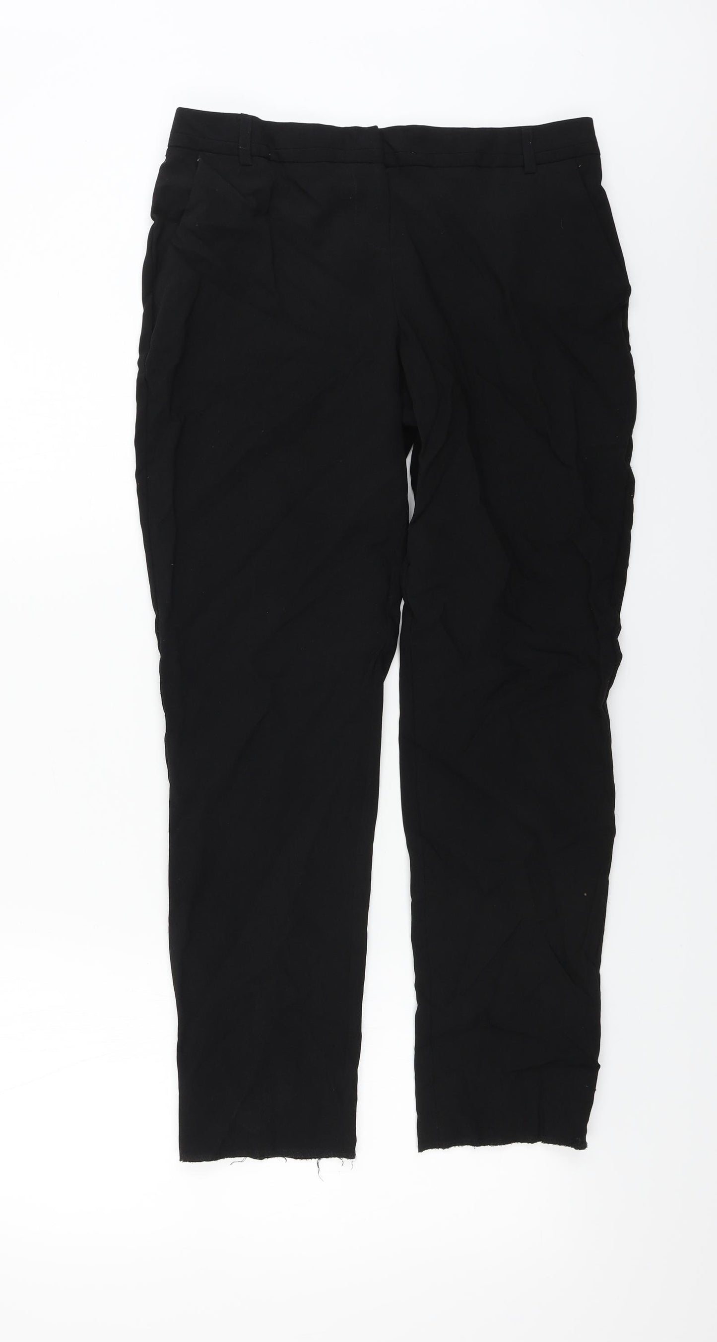 Peacocks  Womens Black   Trousers  Size 10 L25 in