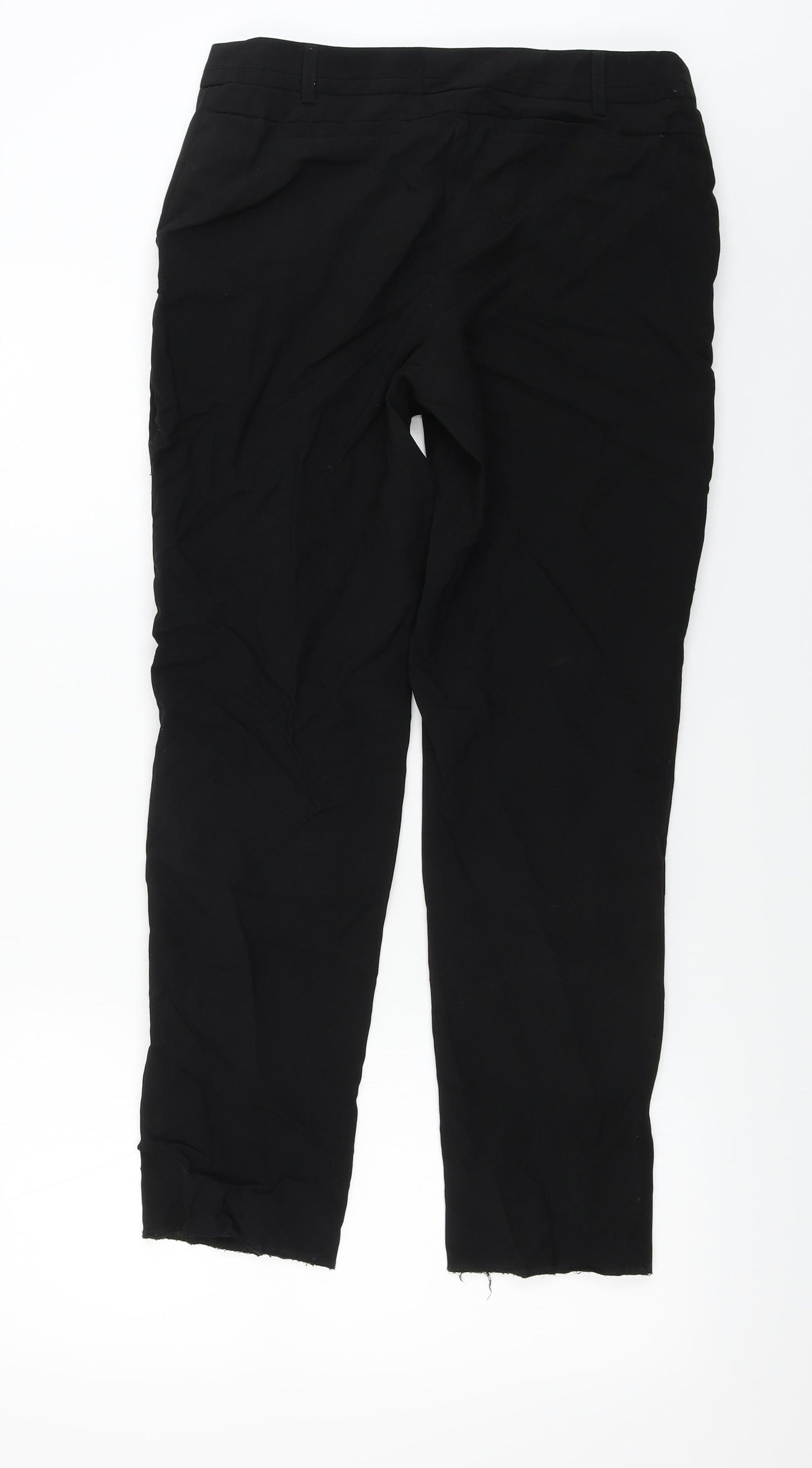 Peacocks  Womens Black   Trousers  Size 10 L25 in