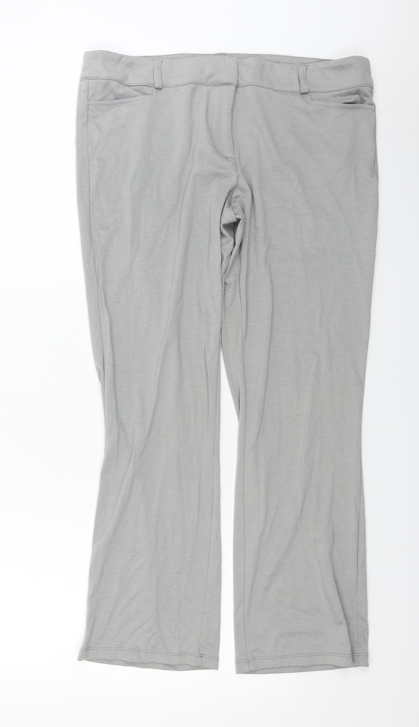 Chelsea Muse  Womens Grey   Trousers  Size 16 L26 in