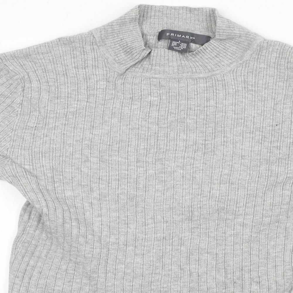 Primark Womens Grey   Pullover Jumper Size L