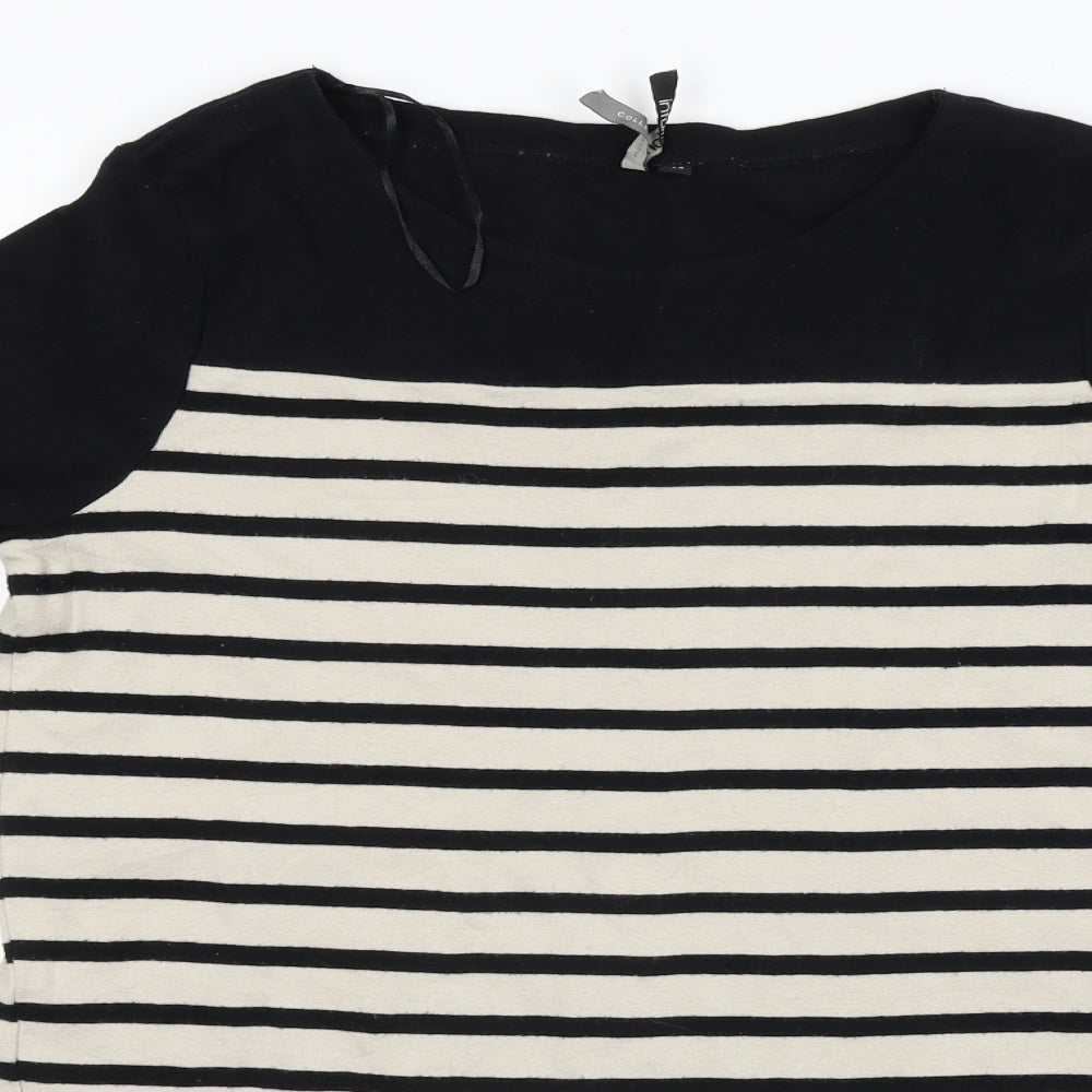 intuition  Womens Beige Striped  A-Line  Size 16