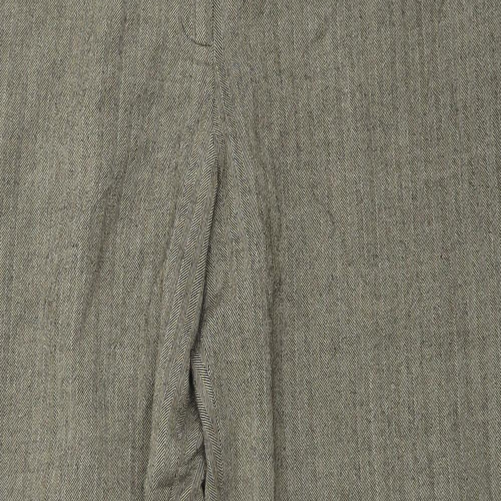 Jaeger Womens Brown   Trousers  Size 16 L25 in