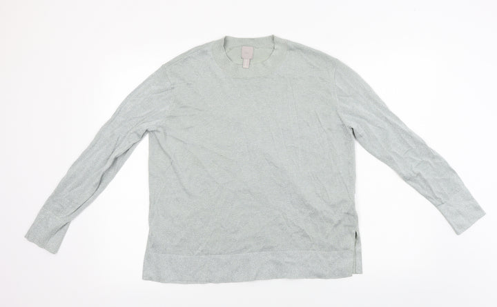 H&M Womens Grey Pullover Jumper Size M