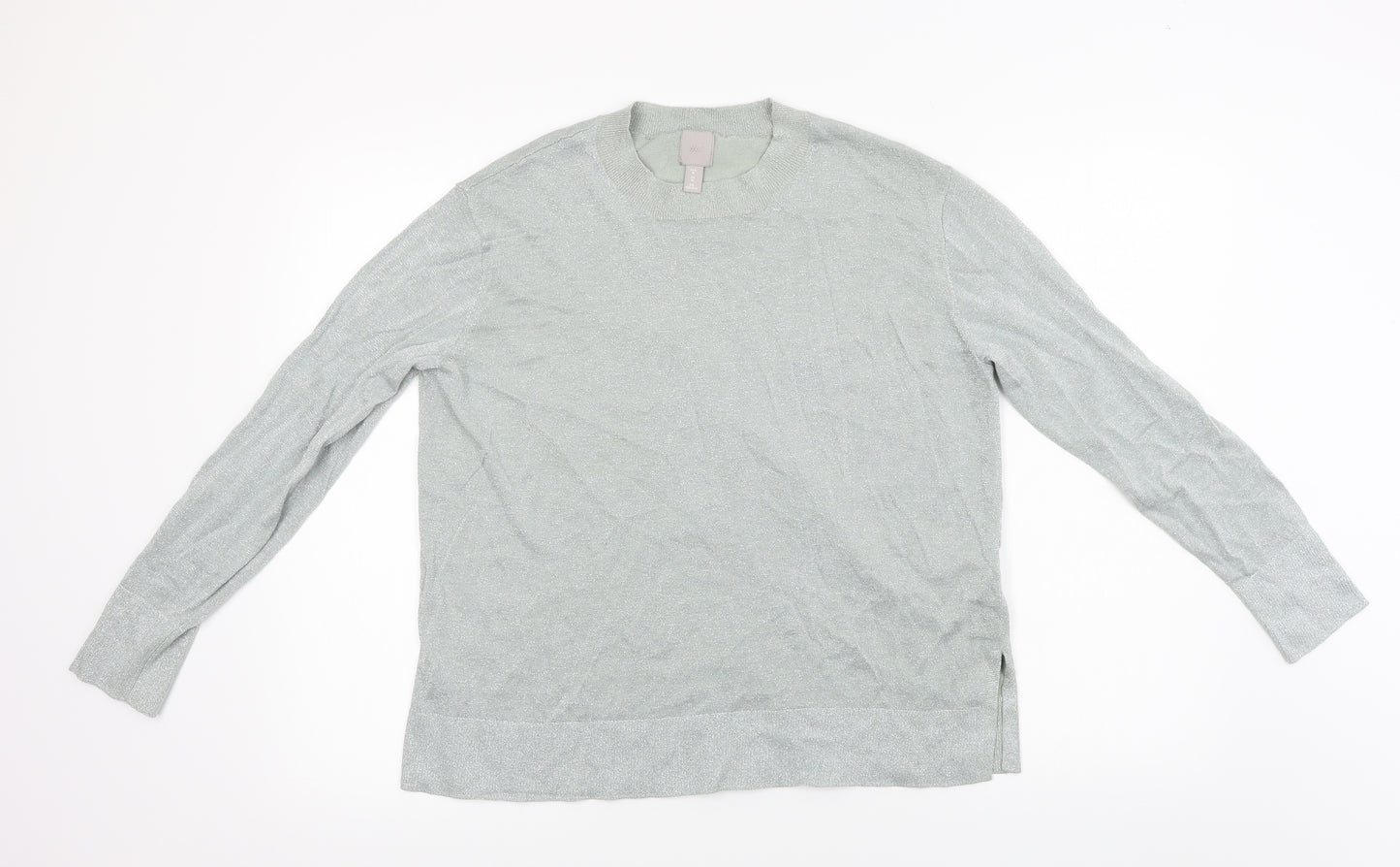 H&M  Womens Grey   Pullover Jumper Size M