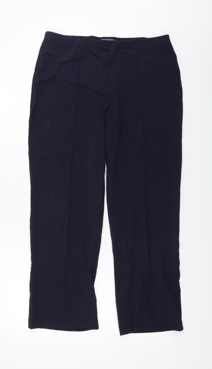 Autonomy Womens Blue Trousers Size 14 L26 in