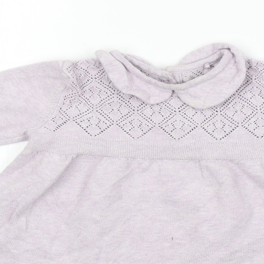 TU Girls Purple   A-Line  Size 9-12 Months