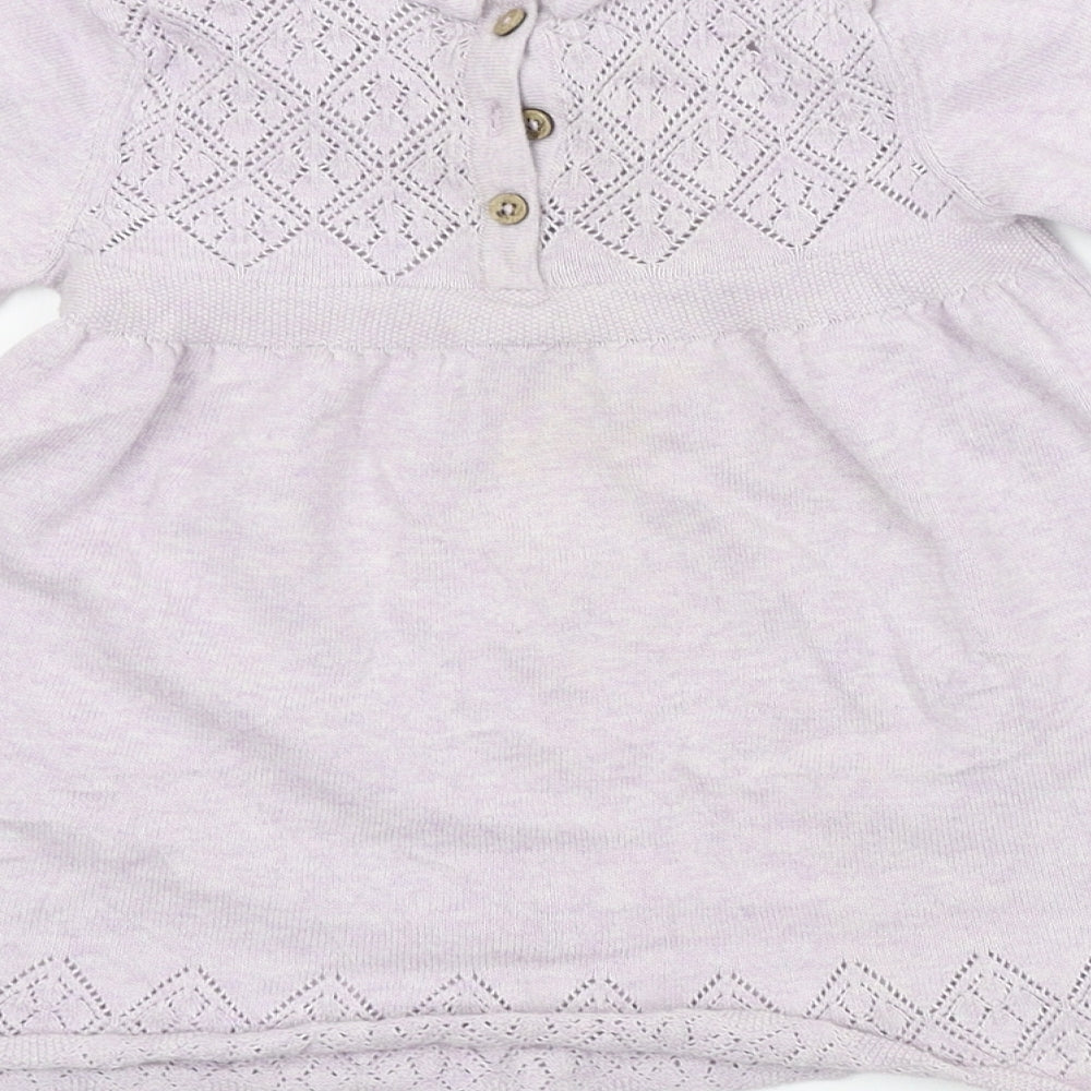 TU Girls Purple   A-Line  Size 9-12 Months