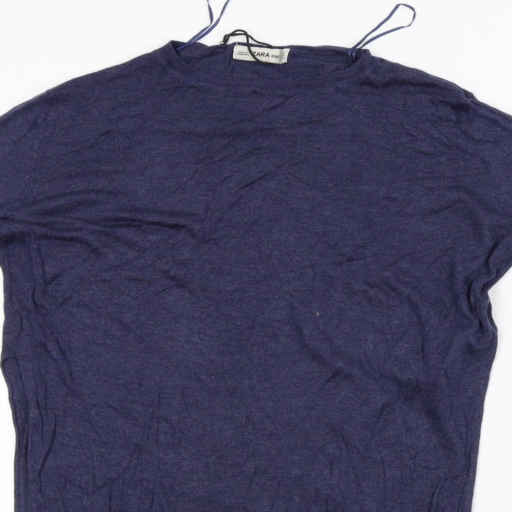 Zara  Womens Blue   Pullover Jumper Size M