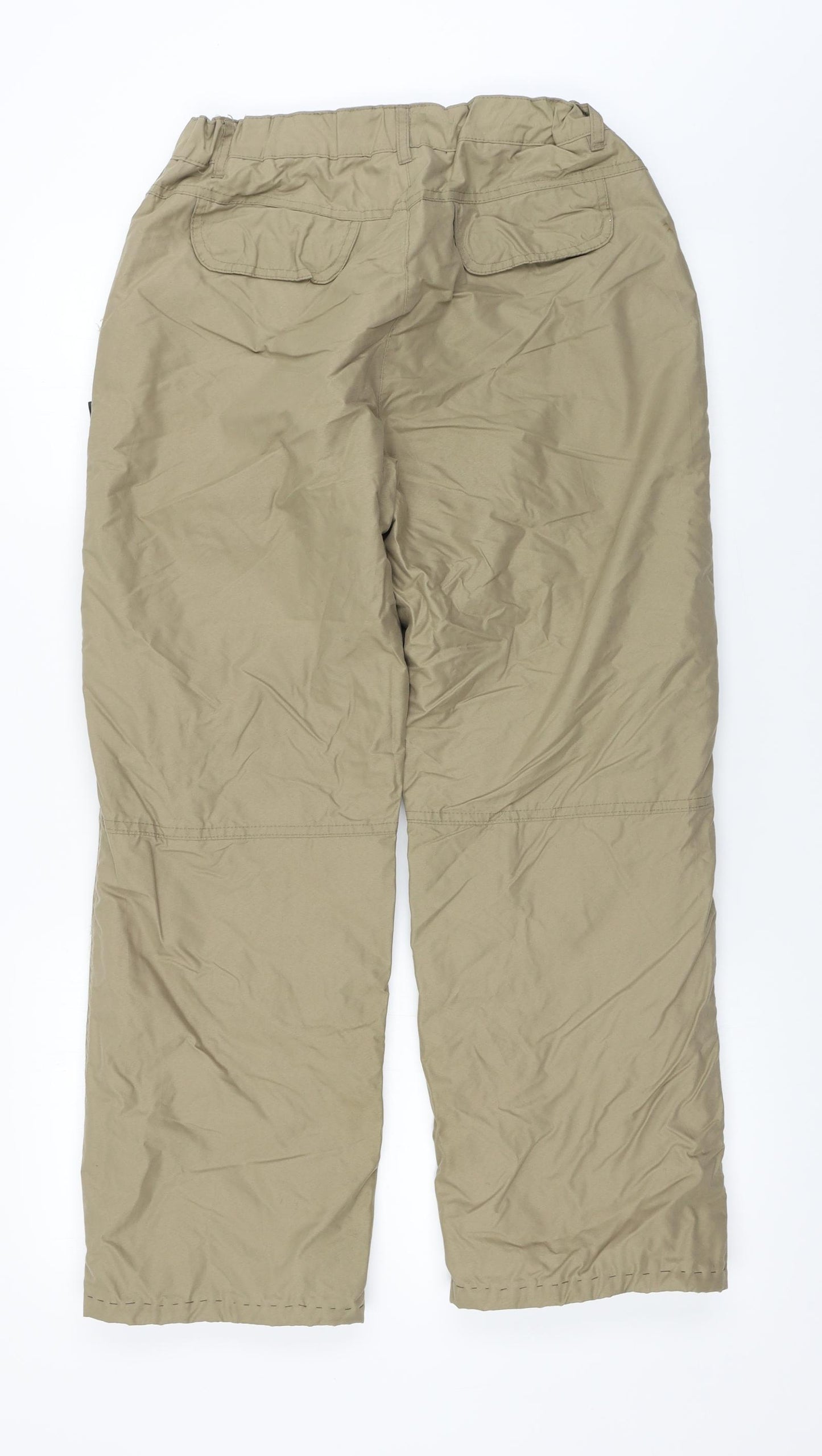 Crane  Mens Beige   Snow Pants Trousers Size S L24 in