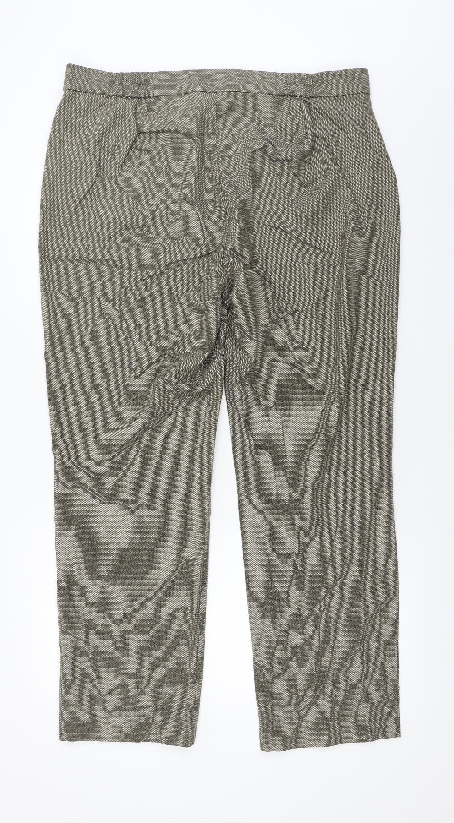 Marks and Spencer Womens Beige   Trousers  Size 18 L25 in