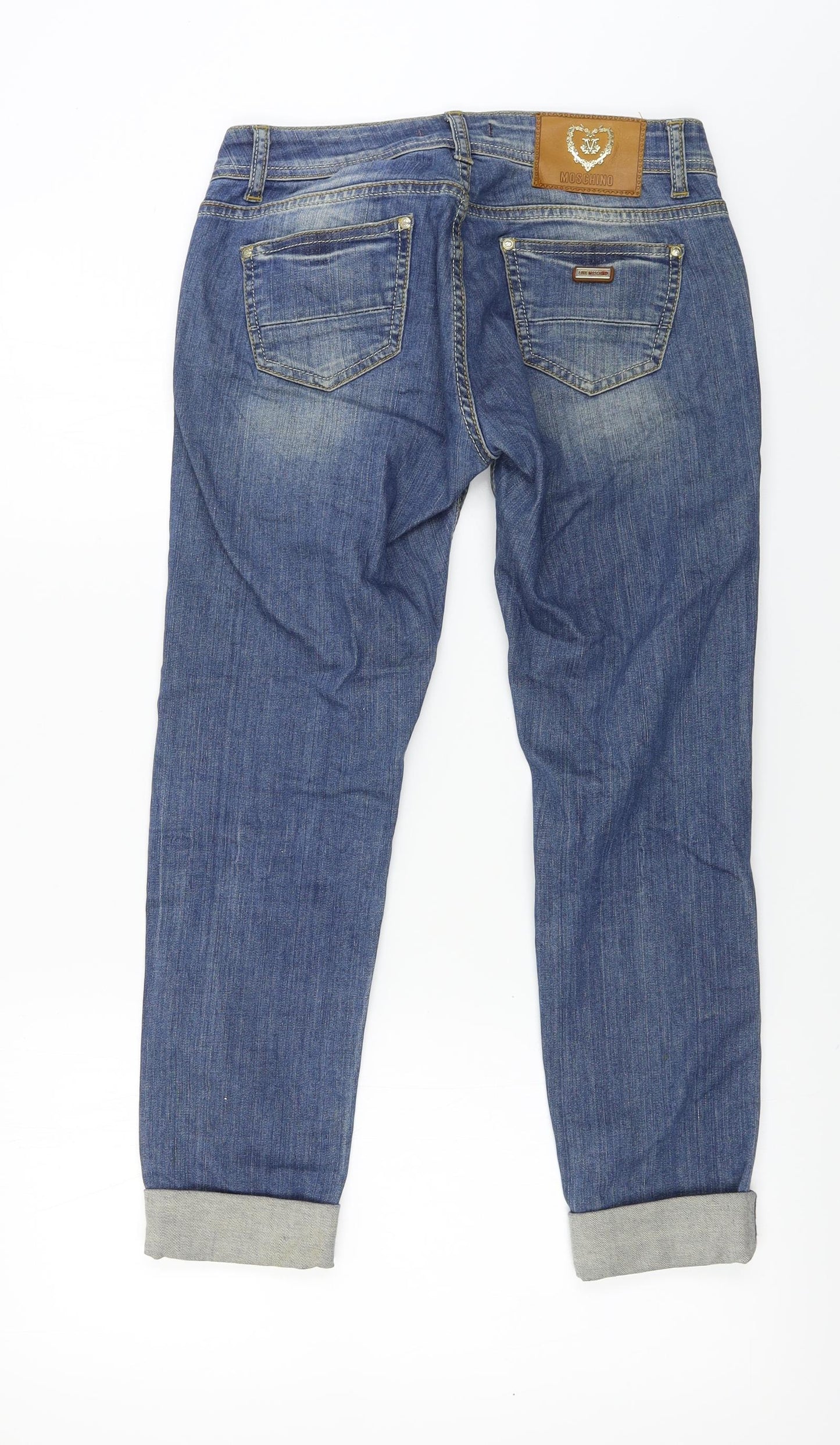 Mochino  Womens Blue   Straight Jeans Size 29 in L34 in