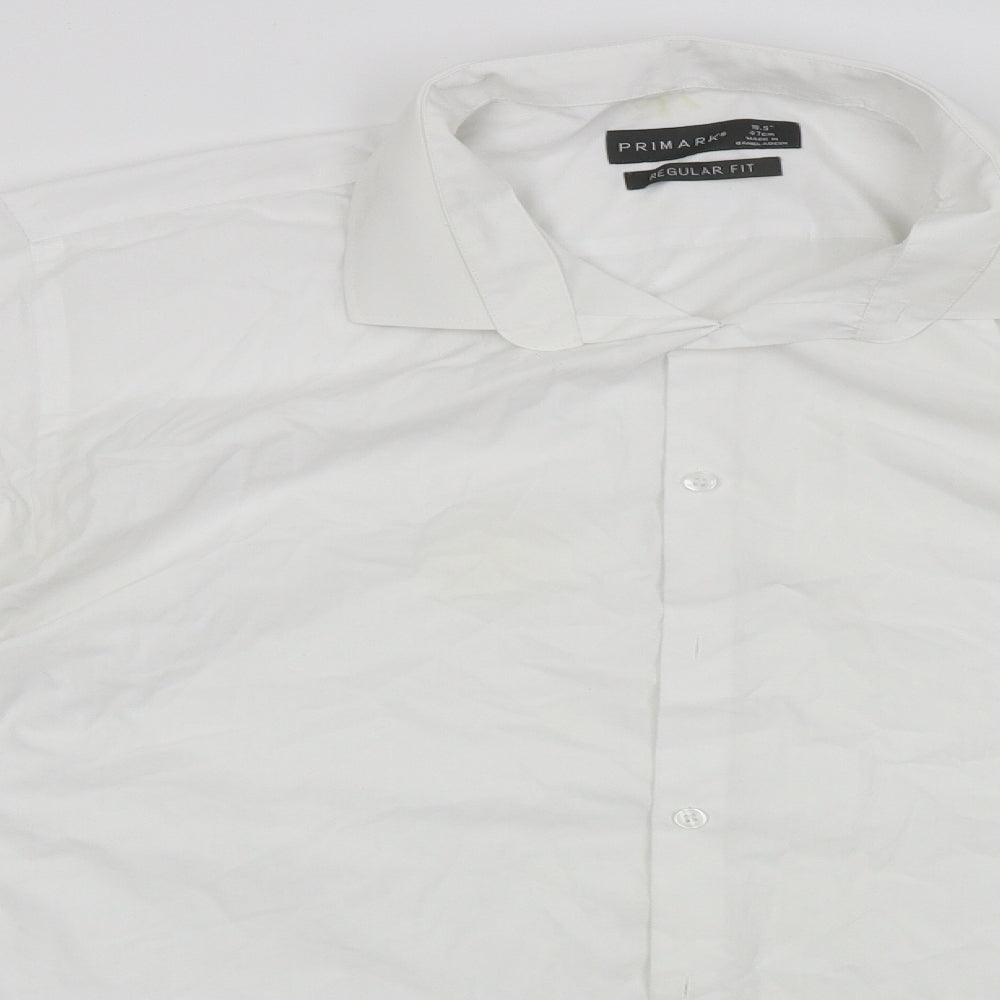 Primark  Mens White    Dress Shirt Size 18.5