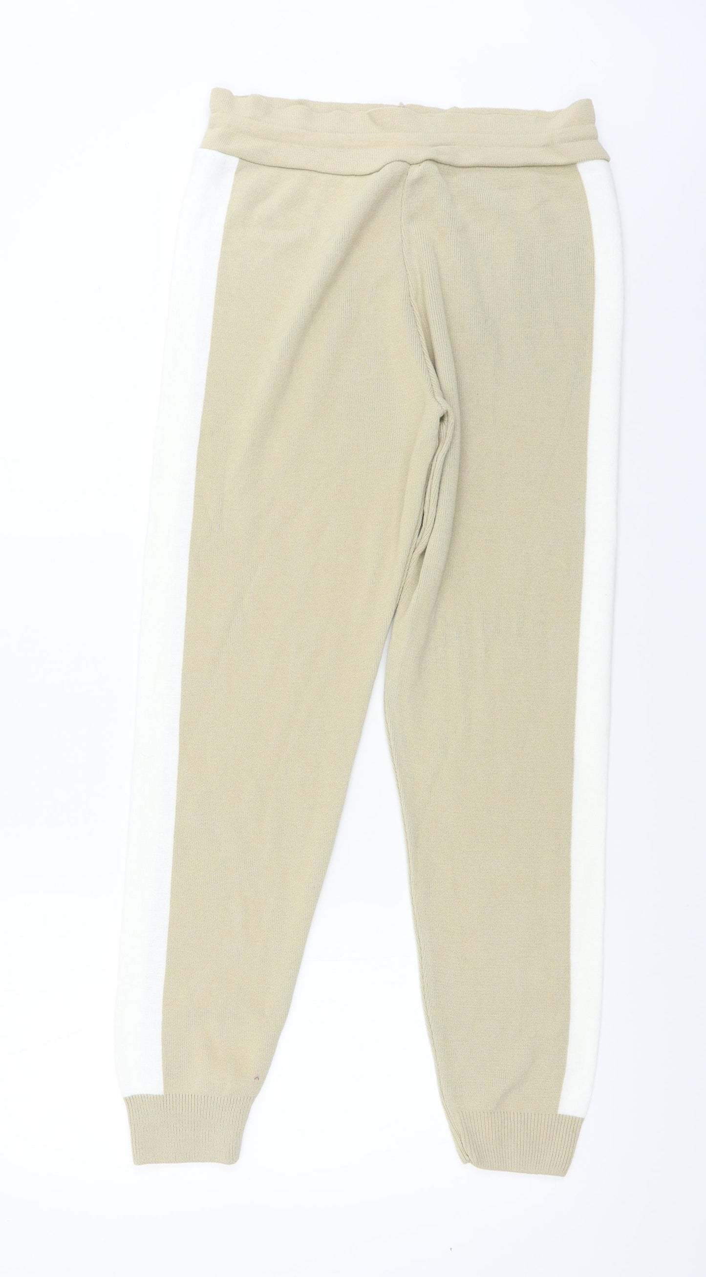 Preworn  Womens Beige   Sweatpants Trousers Size 8 L26 in