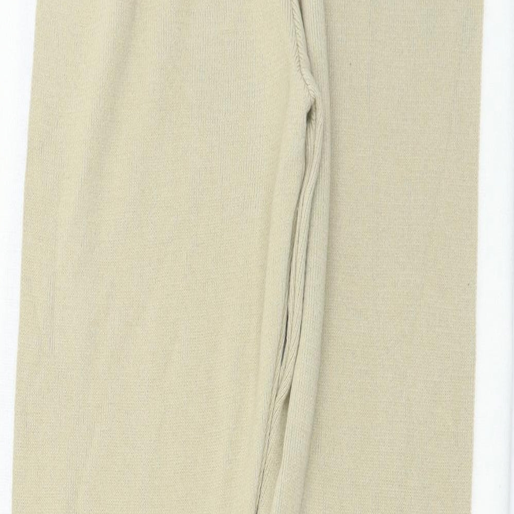 Preworn  Womens Beige   Sweatpants Trousers Size 8 L26 in