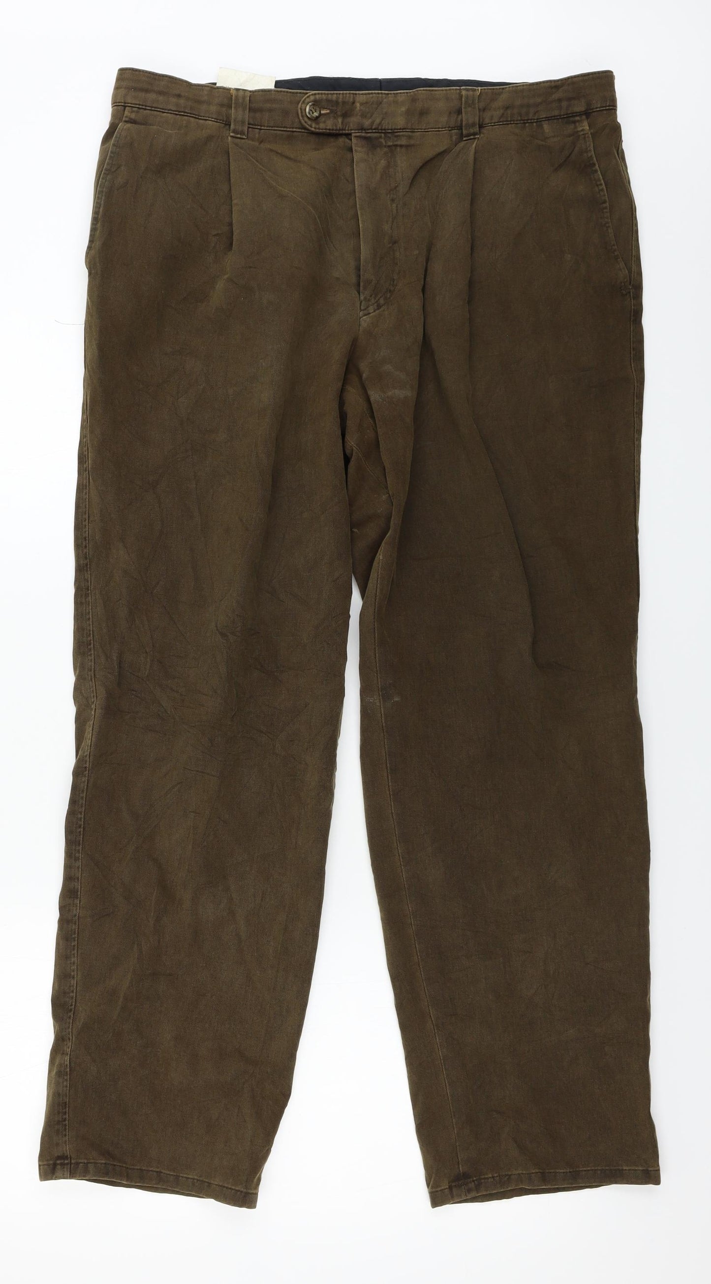 Preworn  Womens Brown   Trousers  Size 38 in L26 in