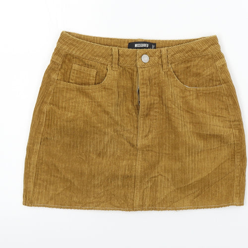 Missguided  Womens Brown   A-Line Skirt Size 6