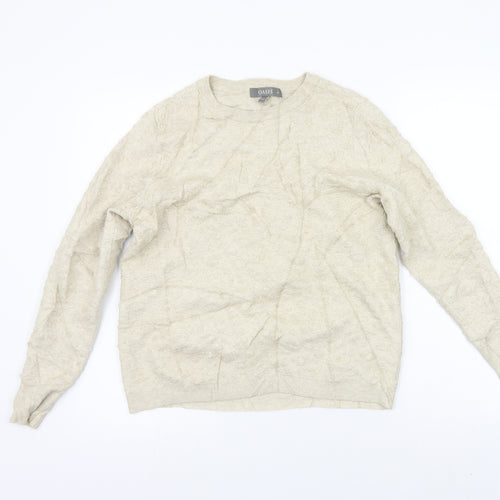 Oasis Womens Beige   Pullover Jumper Size M