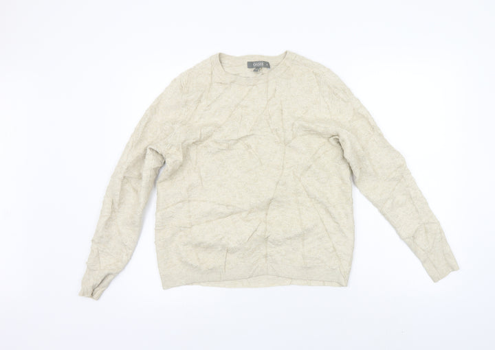 Oasis Womens Beige   Pullover Jumper Size M